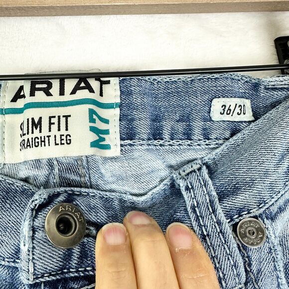 Ariat Mens M7 Rocker Stretch Stirling Stackable Straight Leg Jean Size 36x30 - Picture 5 of 6